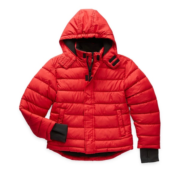 Big boys hooded heavy weight puffer jacket - Picture 1 of 3